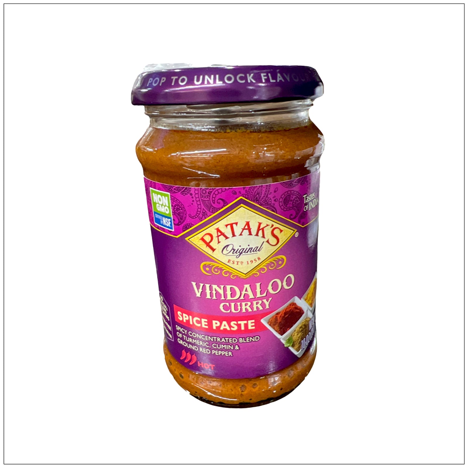 Spicy Vindaloo Curry Hot blend with rich Indian spices, perfect for bold-flavored meals and exotic dishes.