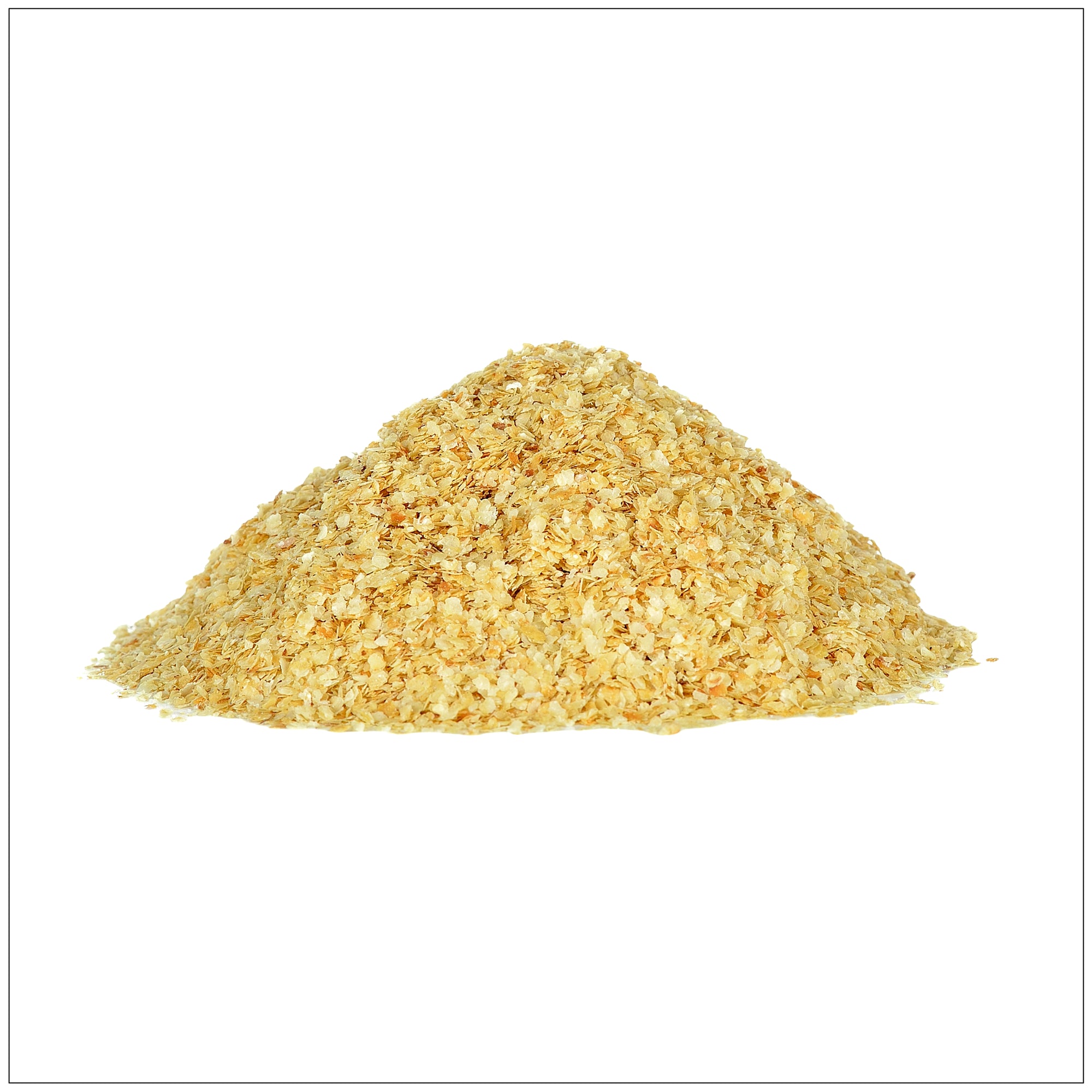Toasted wheat germ in a wooden bowl on a rustic table, rich in nutrients and fiber for healthy living