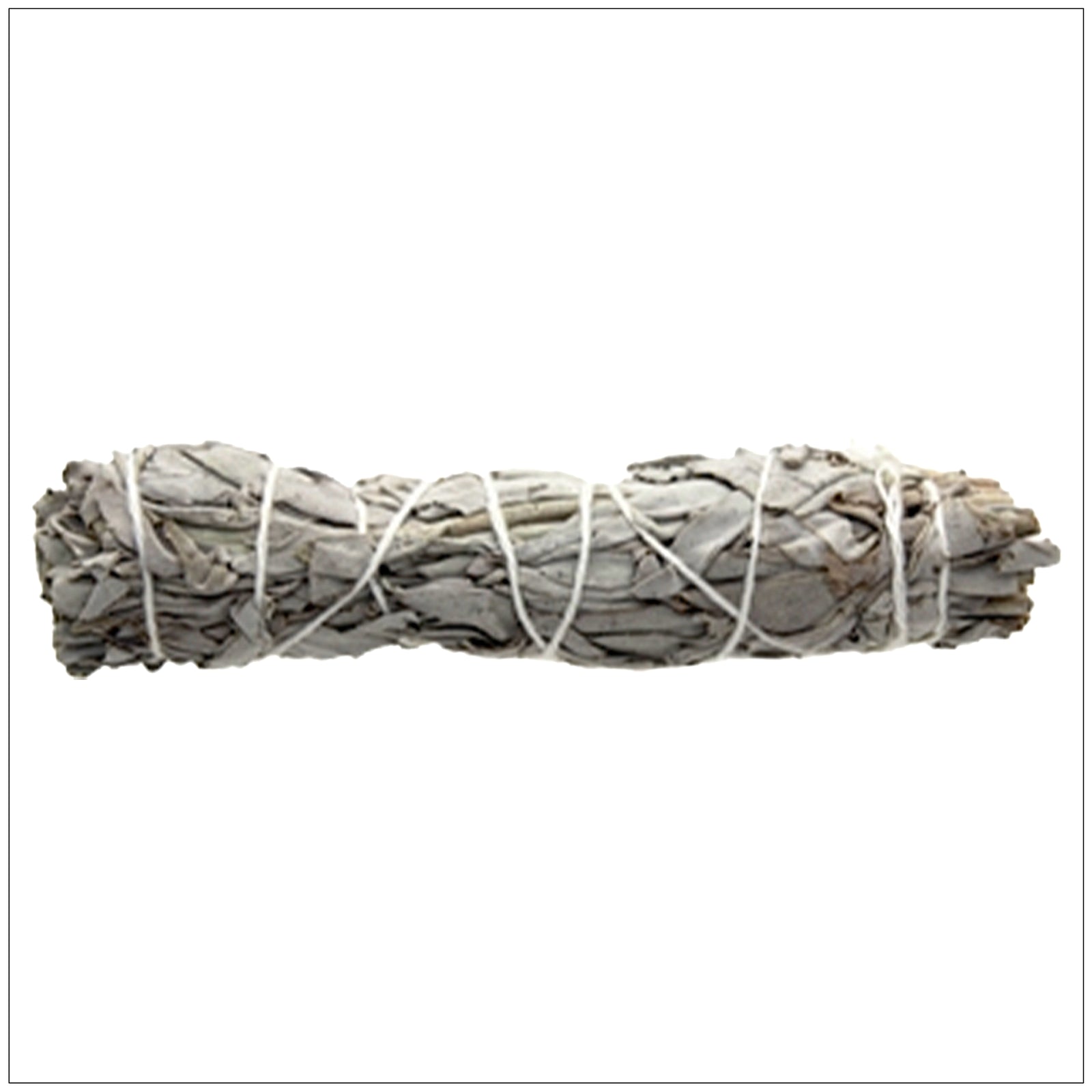 White sage smudge stick for cleansing, meditation, and spiritual rituals—organic and sustainably harvested.