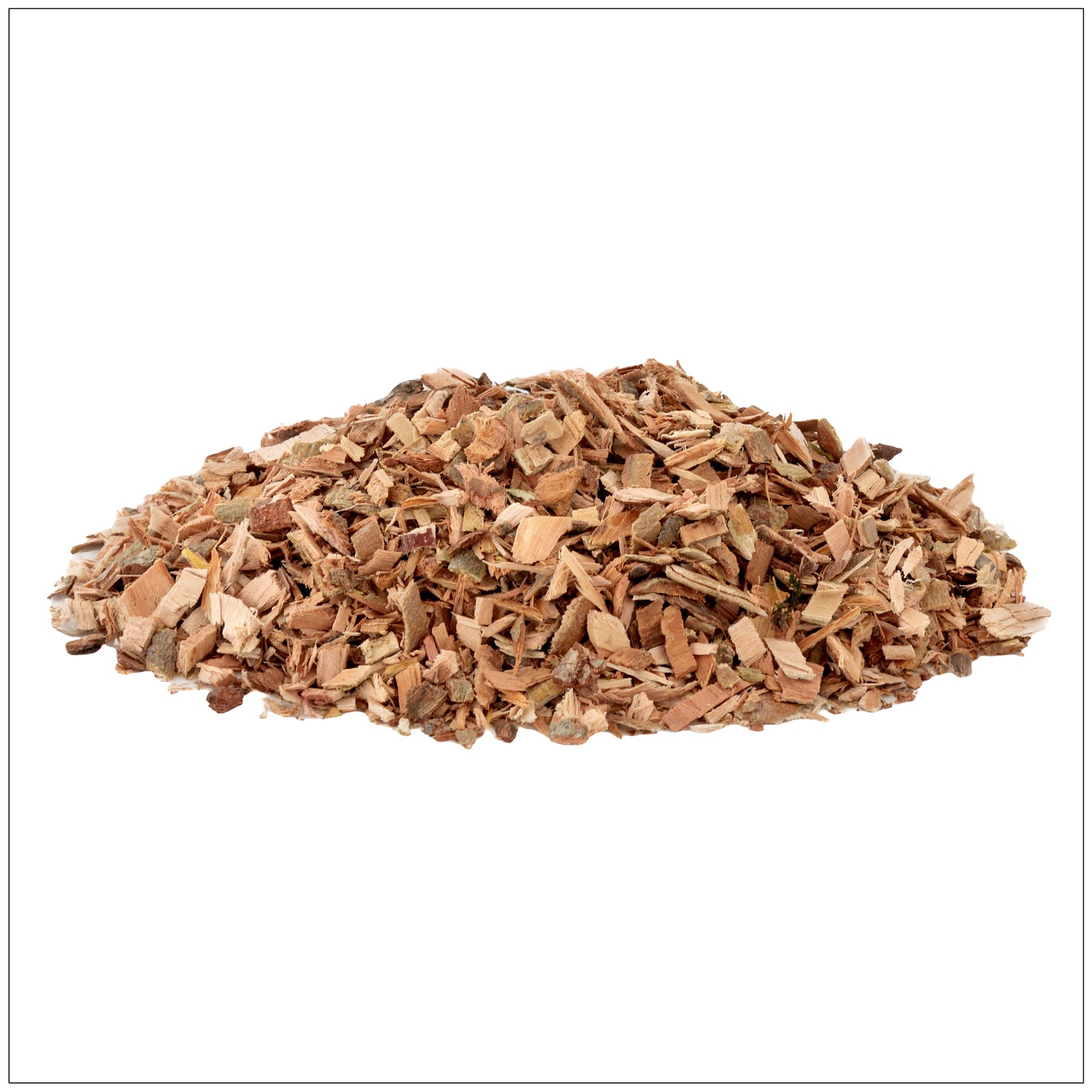 Dried white willow bark herb in a wooden bowl used for natural pain relief and anti-inflammatory benefits.