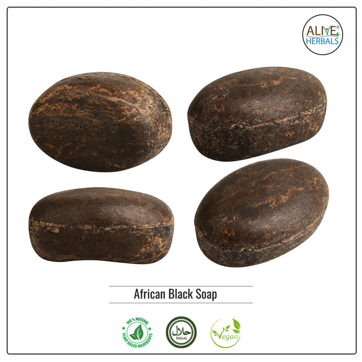 African Black Soap - Shop at Natural Food Store | Alive Herbals.