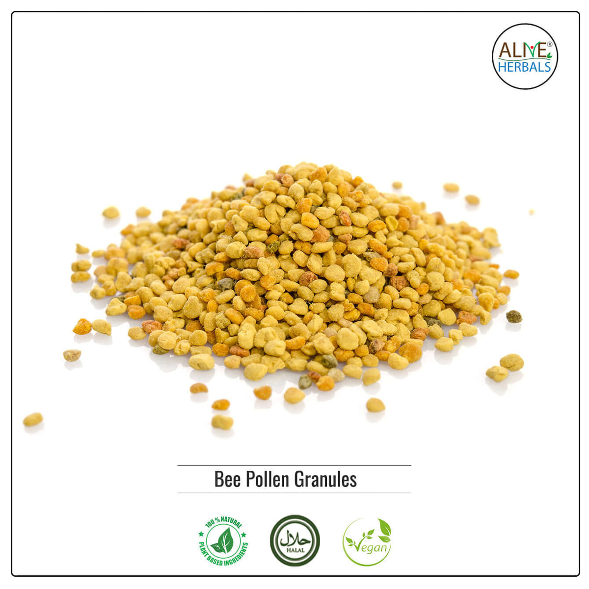 Bee Pollen Granules - Shop at Natural Food Store | Alive Herbals.