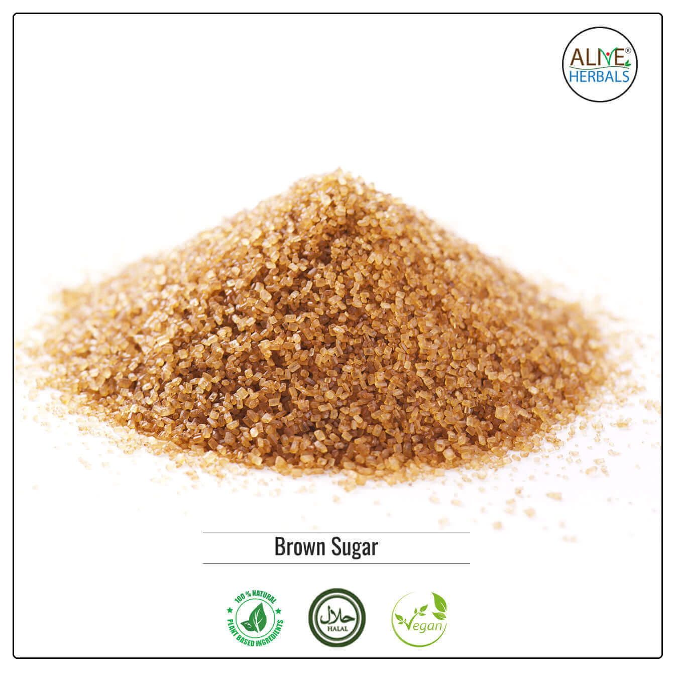 Brown Sugar - Shop at Natural Food Store | Alive Herbals.