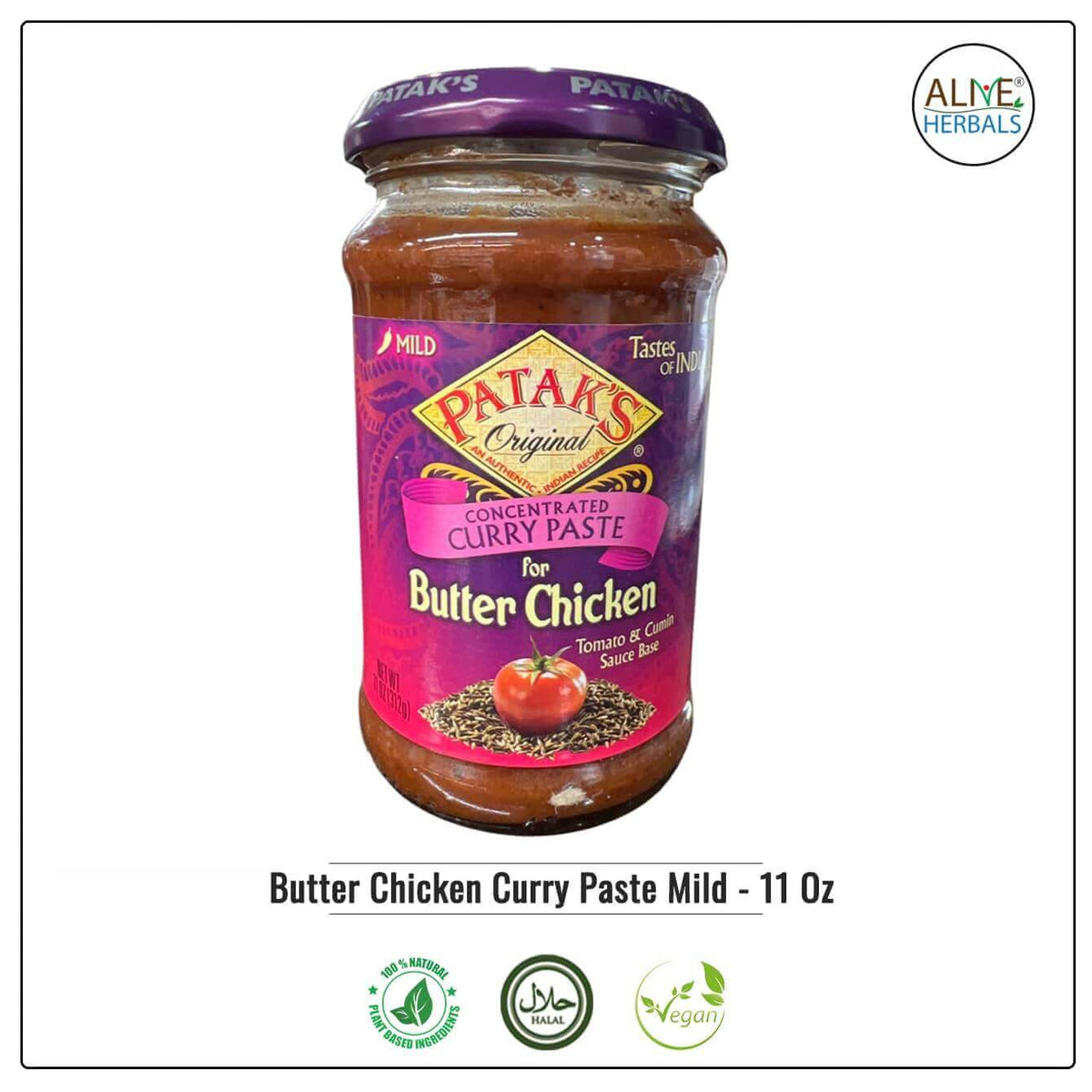 Butter Chicken Curry Paste Mild - Alive Herbals