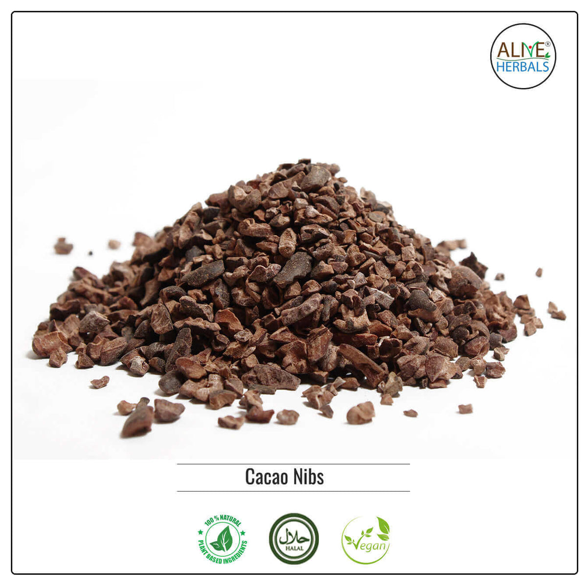 Cacao Nibs - Shop at Natural Food Store | Alive Herbals.