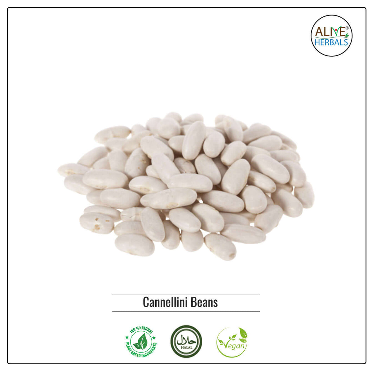 Cannellini Beans - Shop at Natural Food Store | Alive Herbals.