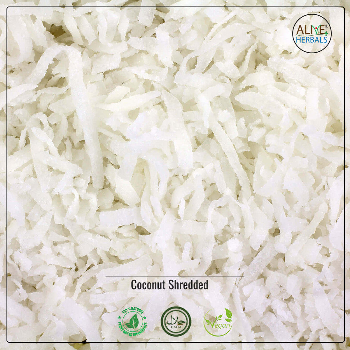 Coconut Shredded - Shop at Natural Food Store | Alive Herbals.