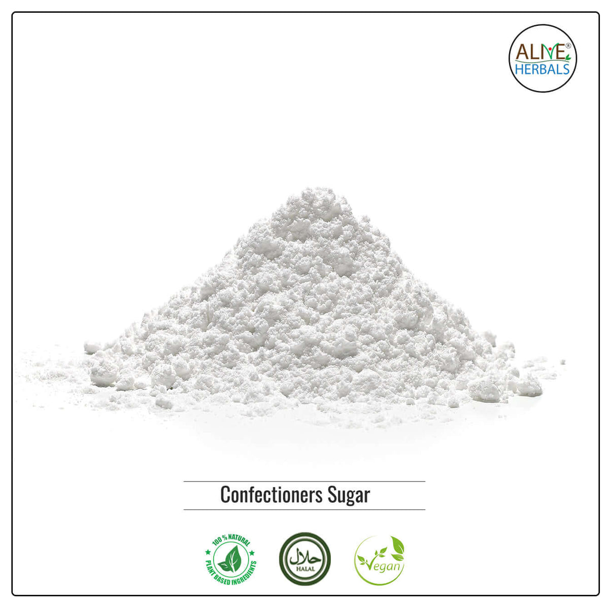 Confectioners Sugar - Shop at Natural Food Store | Alive Herbals.