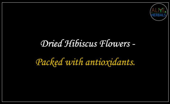 Dried Hibiscus Flowers - Buy from the natural herb store
