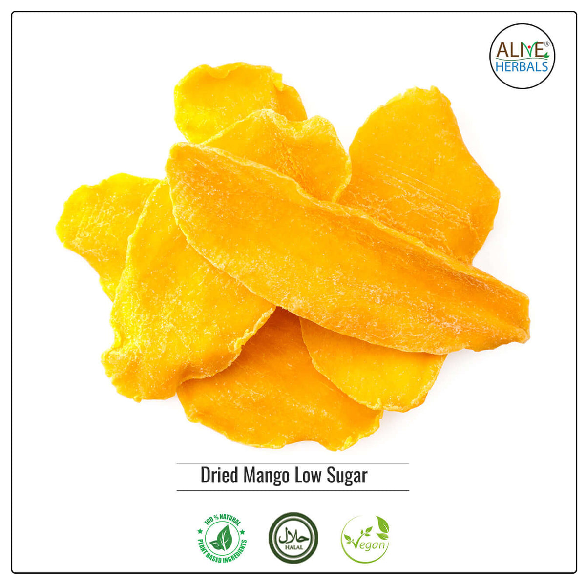 No Sugar Dried Mango - Buy at Natural Food Store | Alive Herbals.