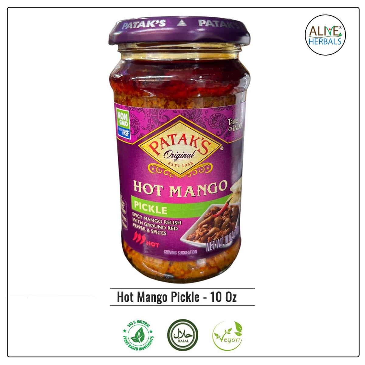 Hot Mango Pickle - Alive Herbals