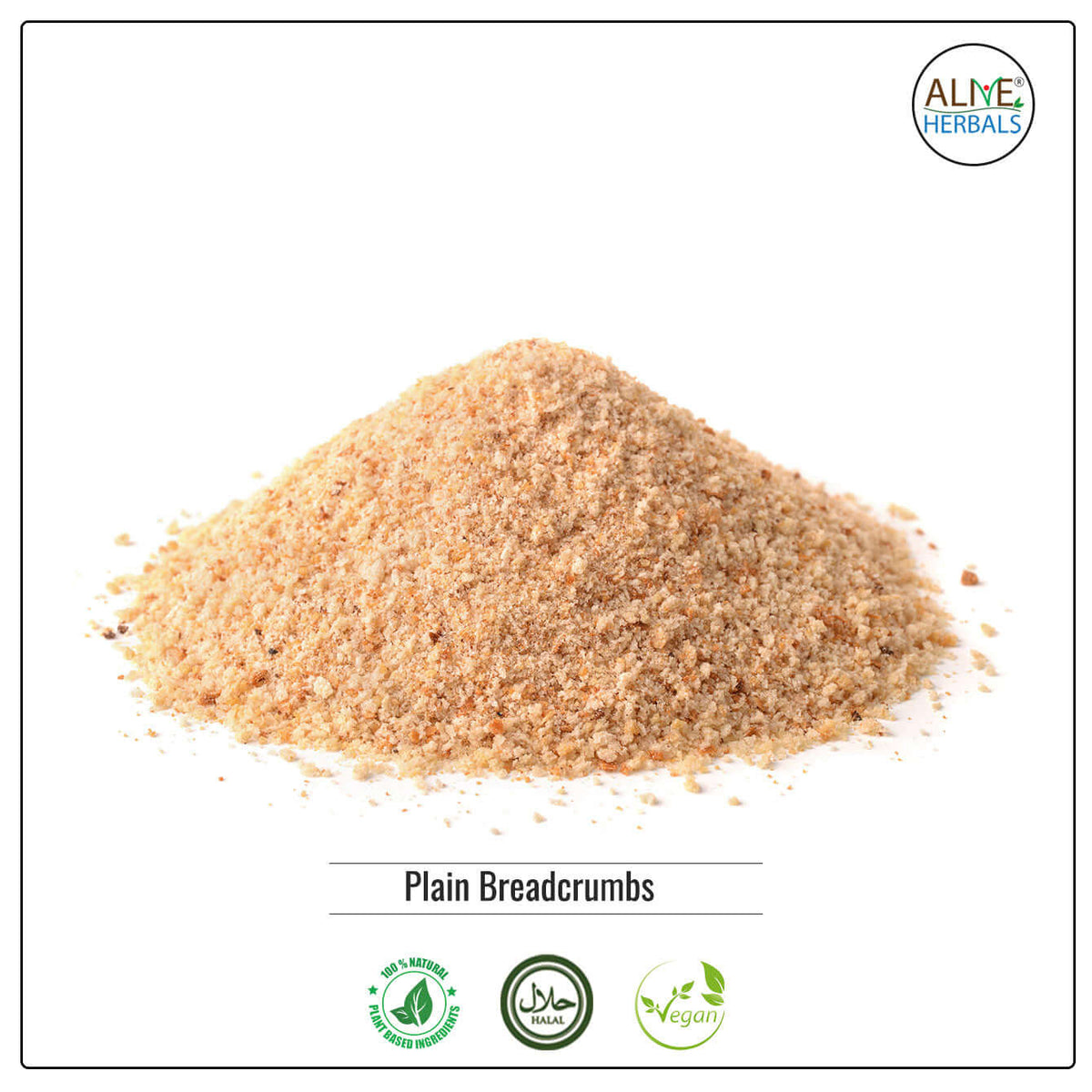 Plain Breadcrumbs - Shop at Natural Food Store | Alive Herbals.