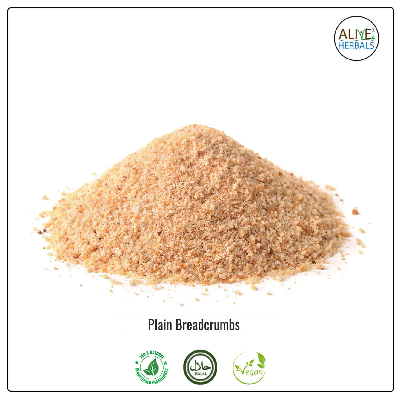 Plain Breadcrumbs - Shop at Natural Food Store | Alive Herbals.