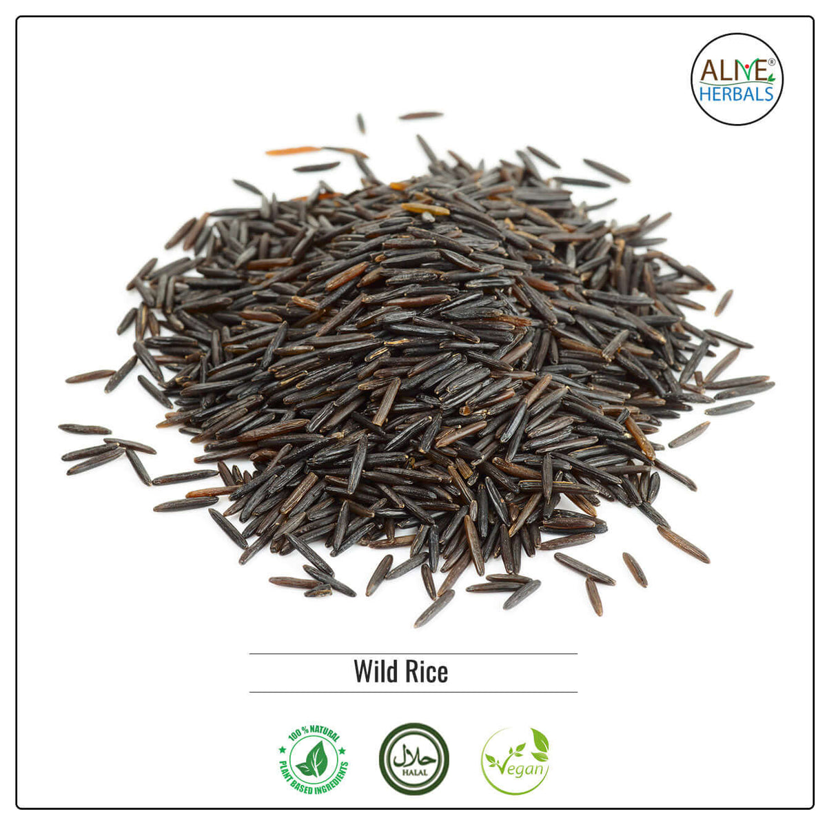 Wild Rice - Shop at Natural Food Store | Alive Herbals.