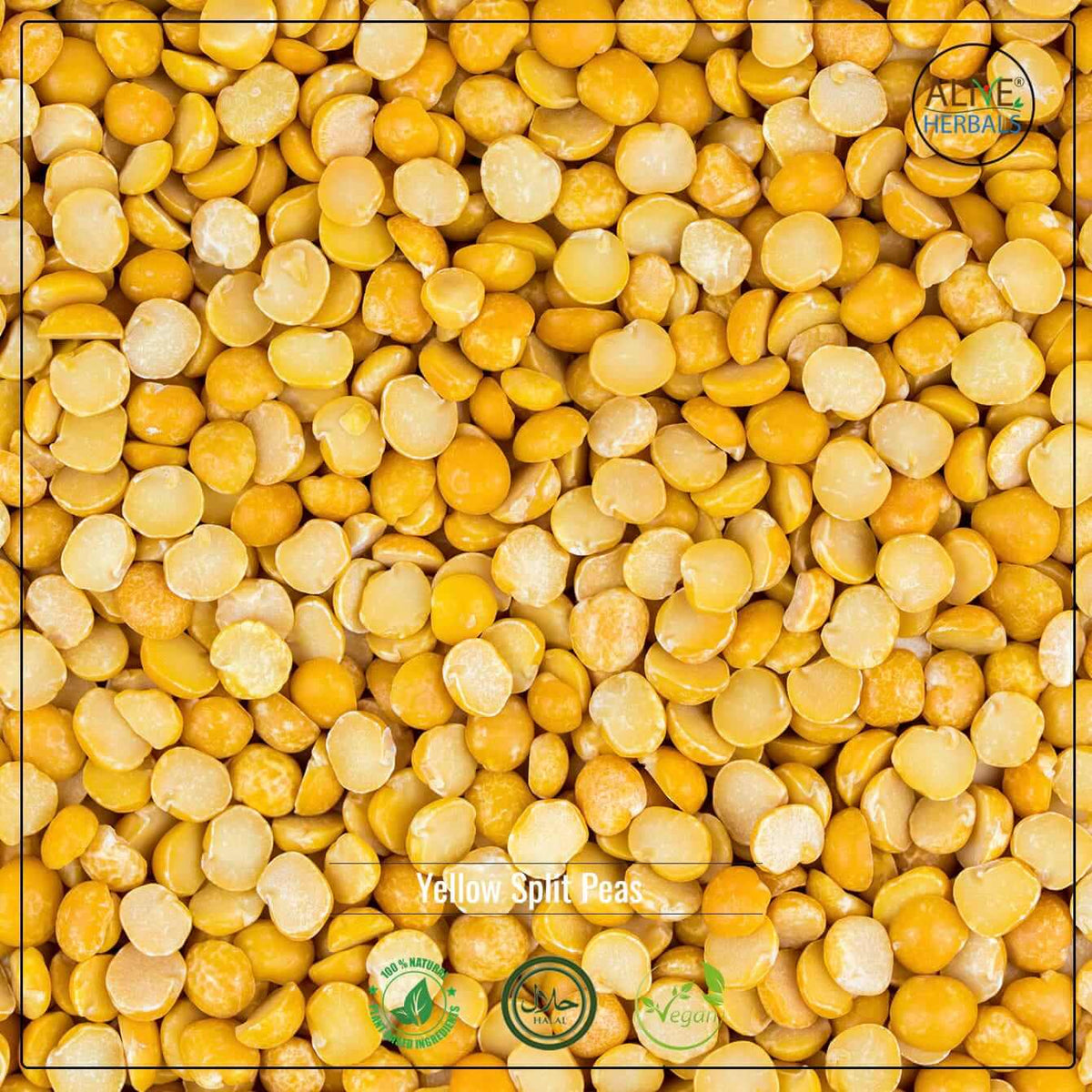 Yellow Split Peas - Shop at Natural Food Store | Alive Herbals.